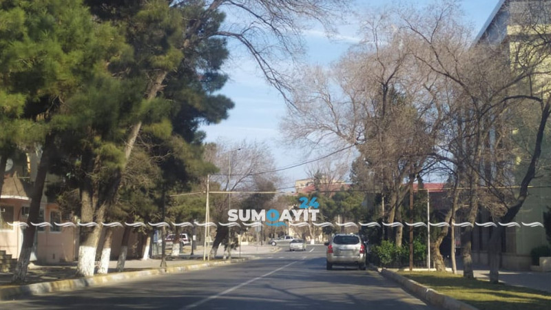 Lermontov küçəsində görsənməyən işıqfor