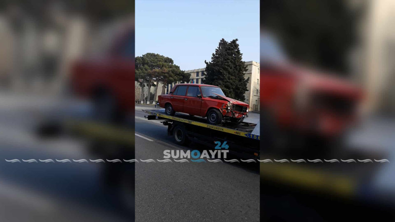 Sumqayıtda qəza: iki minik avtomobili toqquşub