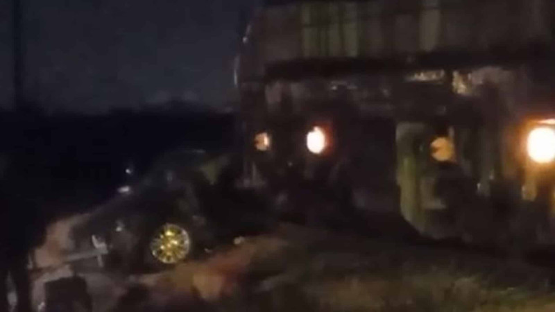 Avtomobil teplovozla toqquşub: Sumqayıt sakini dünyasını dəyişib