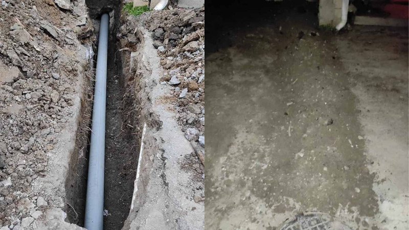 9-cu mikrorayonda kanalizasiya xətti yenilənib