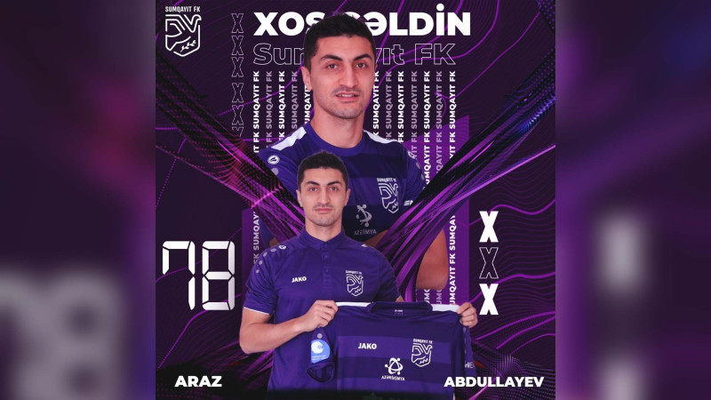 Sumqayıt FK: Araz Abdullayevin klubda debüt etməməsinin səbəbi məlum olub