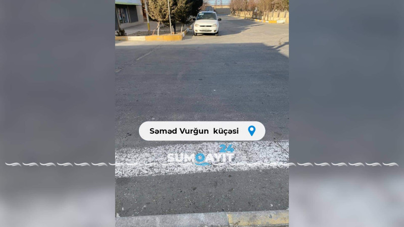 Tağıyev qəsəbəsinin bu küçələrində piyada zolaqları silinib