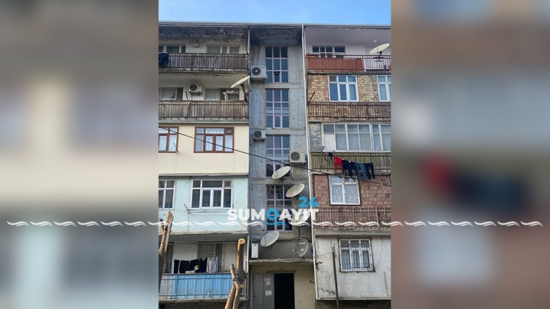 Tağıyev qəsəbəsi: binanın blokunda yenilənə işləri aparılıb