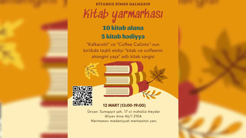 Sumqayıtda kitab yarmarkası keçiriləcək