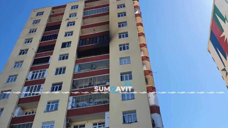 14-cü məhəllədə yanğın baş verib
