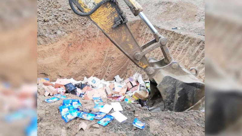 Sumqayıtda müxtəlif növ qida məhsulları məhv edilib