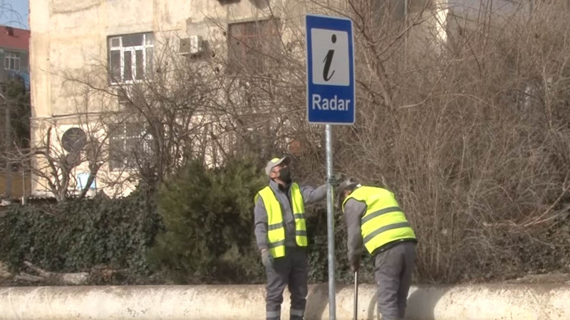 Piyadaların təhlükəsiz hərəkətini təmin etmək məqsədilə işlər görülür