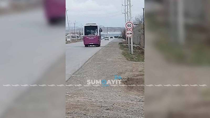 Yol nişanı var, lakin “zebra” mövcud deyil