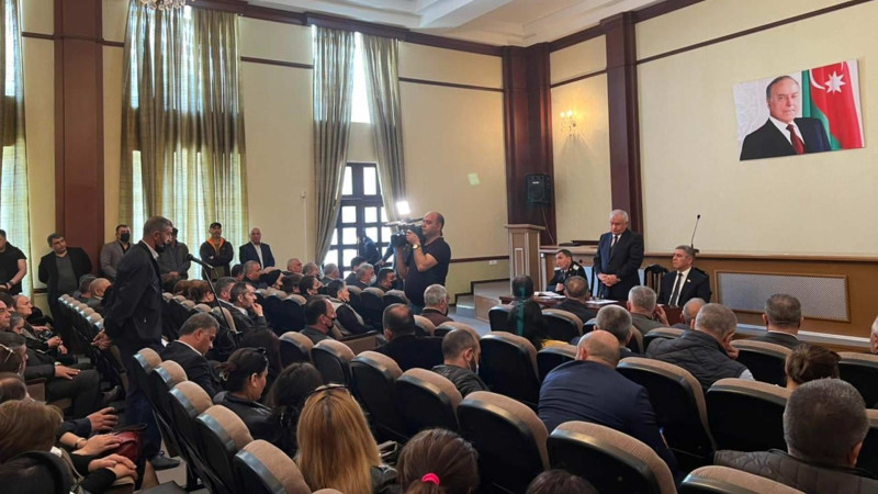 Sumqayıt: Füzuli rayon sakinləri ilə görüş baş tutub