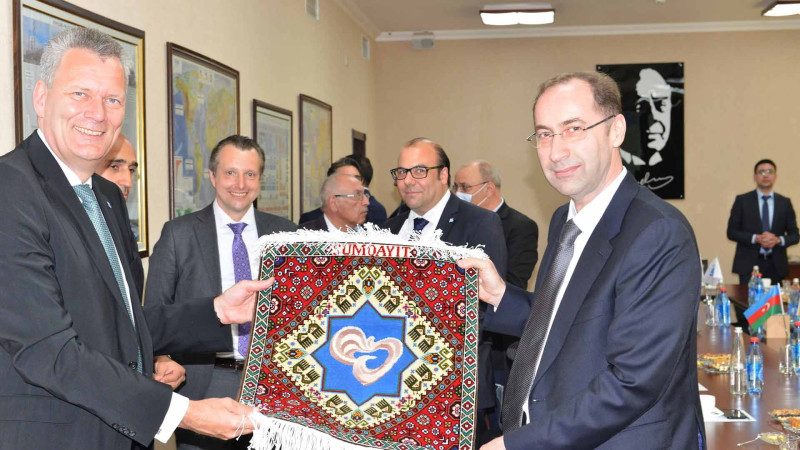 Sumqayıtda “Uniper” şirkətinin nümayəndə heyəti ilə görüş təşkil olunub