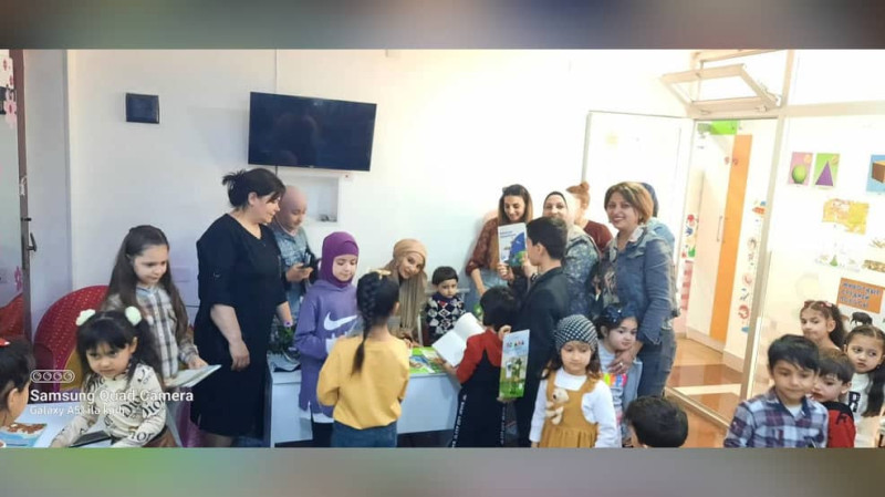 Balaca fidanlar üçün nağıl saatı təşkil olunub