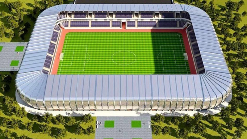 “Mehdi Hüseynzadə” stadionunda tikinti işləri yenidən başlayıb