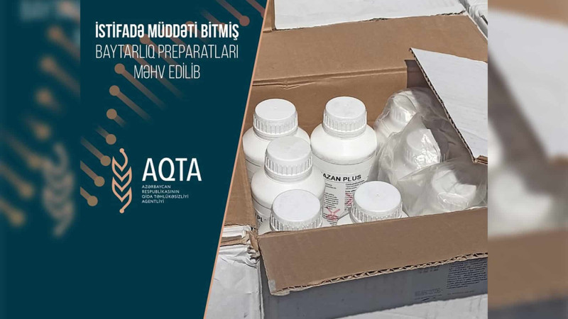 2,5 tondan çox baytarlıq preparatı utilizasiya edilib
