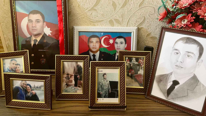 Könüllülər Aprel şəhidi Seymur Baxışovun ailəsini ziyarət edib