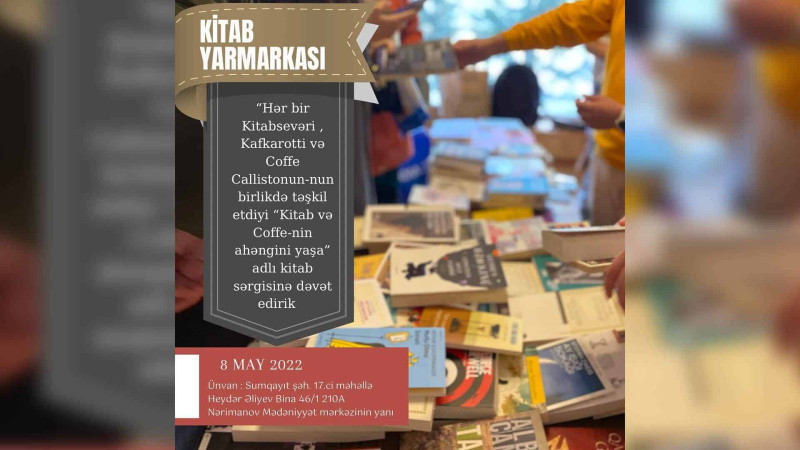 Kitabsevərlərə şad xəbər: kitab yarmarkası keçiriləcək