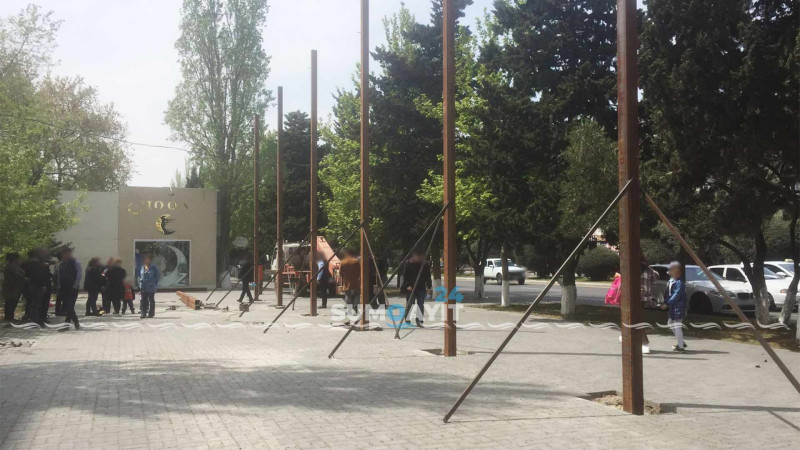 Sumqayıtda tikilən obyekt sakinlərin narahatlığına səbəb olub