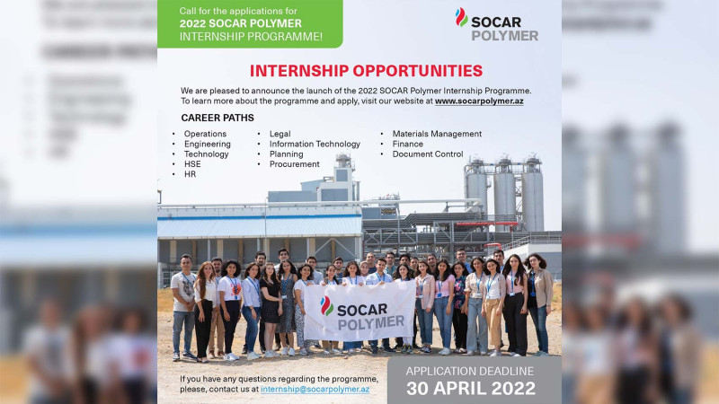 Sumqayıt: “SOCAR Polymer” tələbələr üçün təcrübə proqramı keçirəcək
