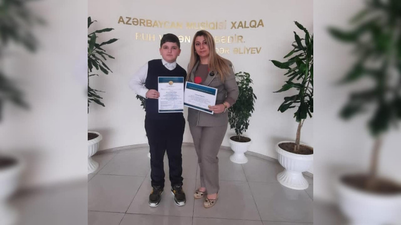 Səid Rüstəmov adına incəsənət məktəbinin beynəlxalq arenadakı növbəti uğuru