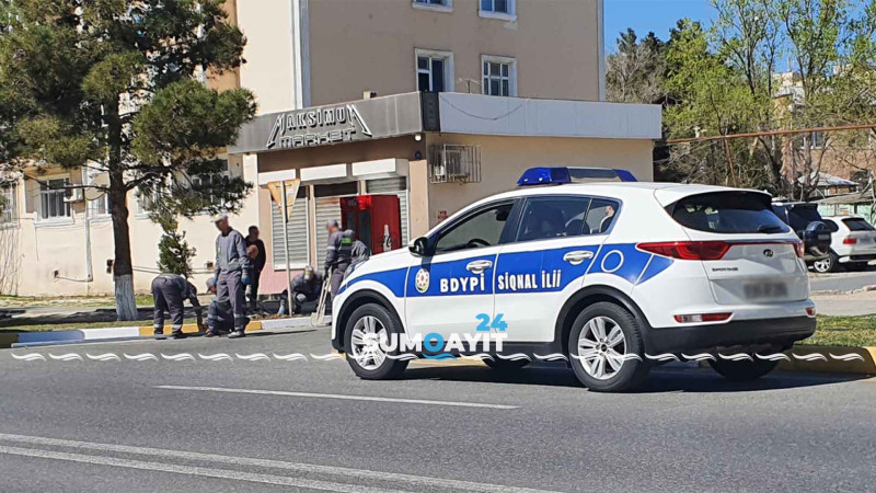 Şəhər ərazisində yol nişanları yenilənir