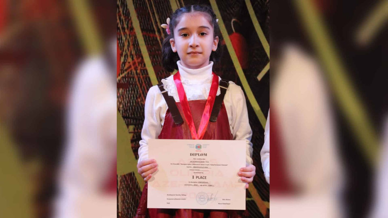 Sumqayıtlı şagird  İncəsənət Olimpiadasının qalibi olub