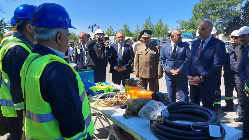 Sumqayıtda FHN mülki müdafiə məşqi keçirib
