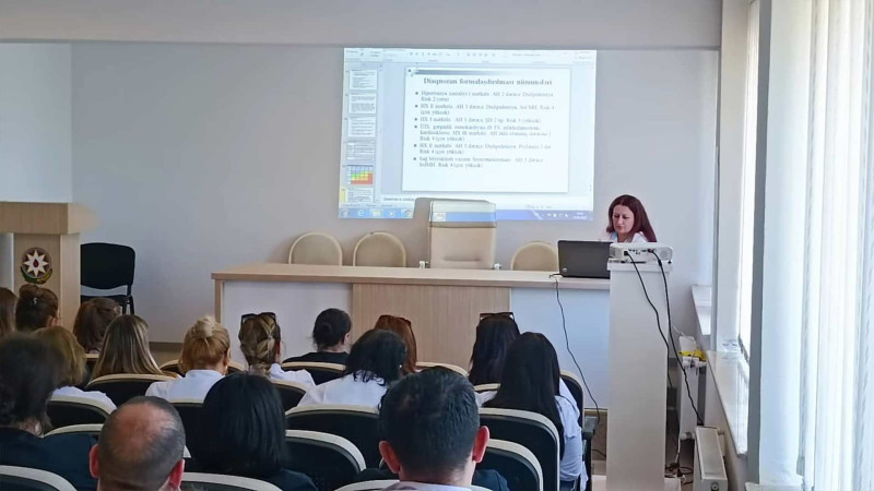 1 nömrəli xəstəxananın poliklinika şöbəsində seminar təşkil olunub