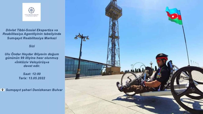 Sumqayıtda İnklüziv Veloyürüş təşkil olunacaq