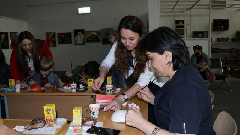 Şəhid və qazi övladları ustad dərsində iştirak ediblər