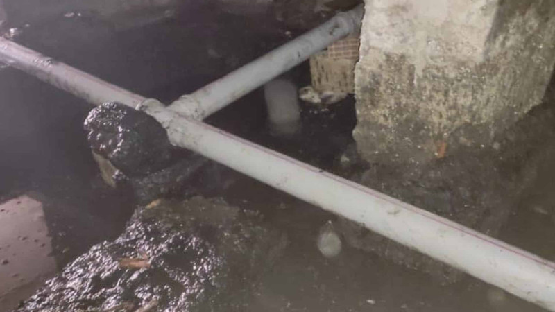 Sumqayıt: binanın zirzəmisində borular oğurlanıb
