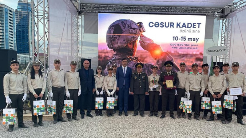 Sumqayıtlı şagirdlər “Şahin” hərbi-idman oyununun qalibləri sırasında