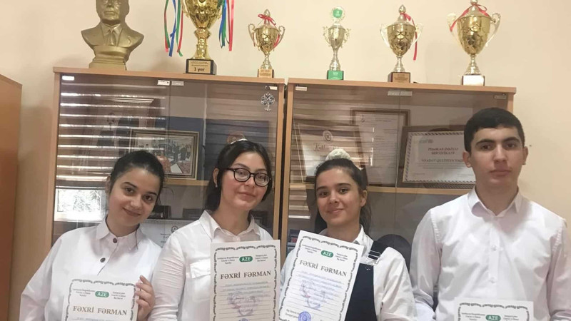 Şagirdlərimiz bilik yarışmasında 2-ci yeri tutublar