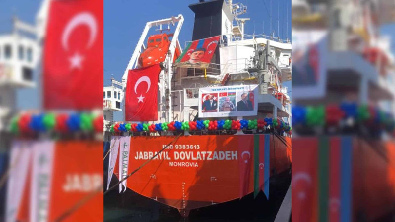 Şəhid Cəbrayıl Dövlətzadənin adı “Palmali”-nin gəmisində əbədiləşdirilib