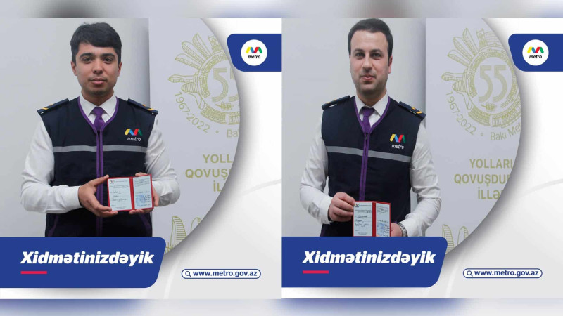 Sumqayıtlı gənclər metropolitendə işlə təmin olunublar