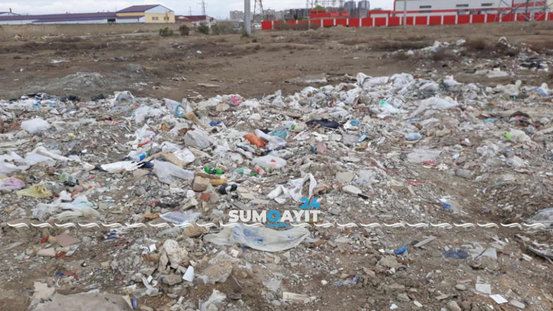 Sumqayıt qəbiristanlığında antisanitariya hökm sürür