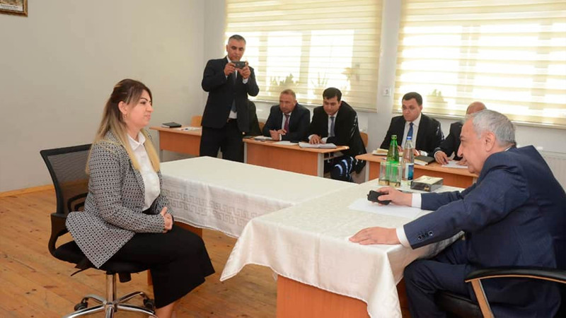 Qubadlı RİH başçısı Sumqayıtda vətəndaşlarla görüşüb