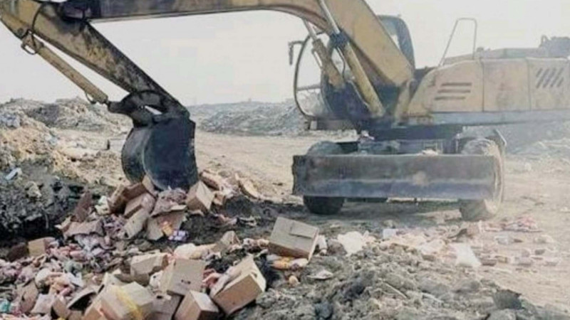 Sumqayıtda 340 kq məhsul məhv edilib