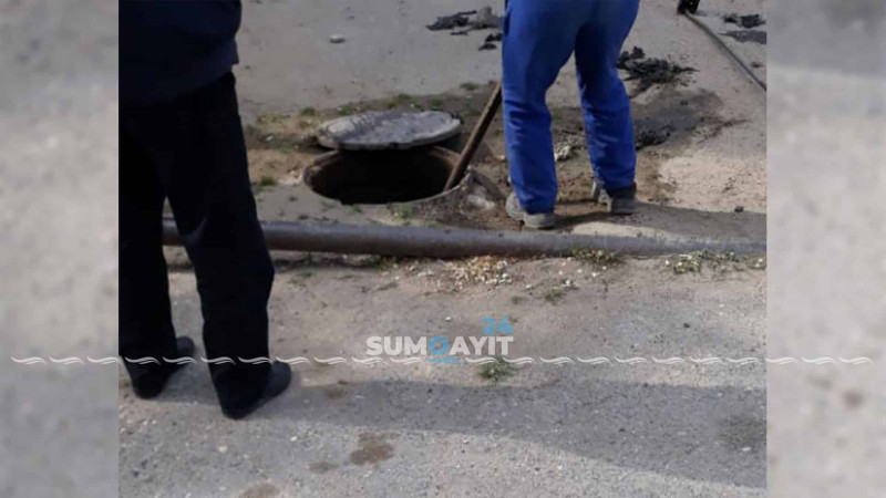 Kanalizasiya xətlərinin təmizlənməsi davam edir