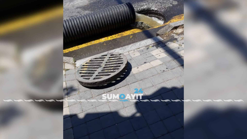 Mərkəzi prospektlərin kəsişməsində kanalizasiya quyuları təmizlənib