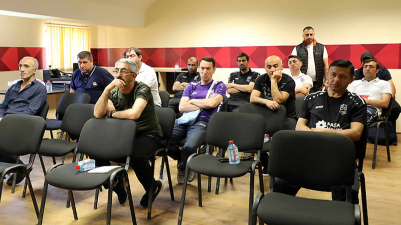 Sumqayıtda futbol ilə bağlı treninq baş tutub