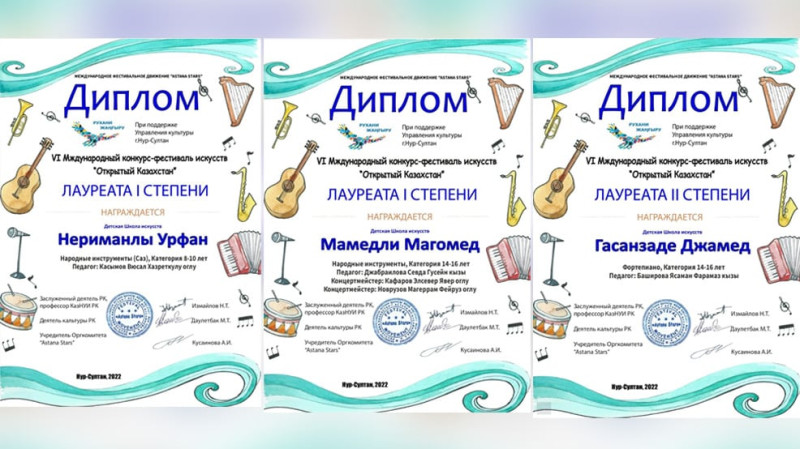 Ceyranbatan qəsəbə Uşaq incəsənət məktəbinin növbəti uğuru
