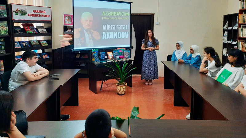 Mirzə Fətəli Axundzadənin anadan olmasının yubileyi münasibətilə tədbir keçirilib