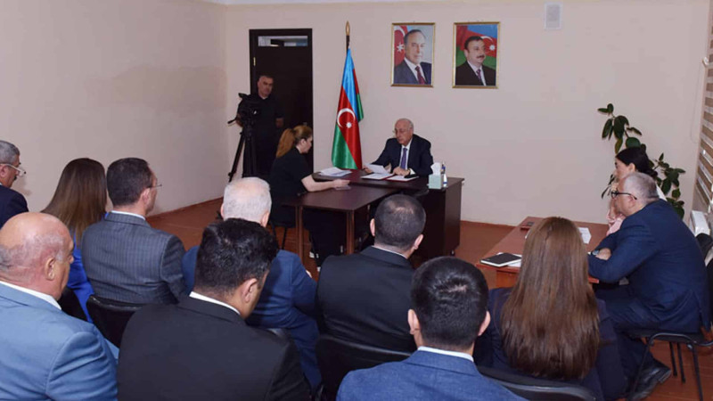 İcra hakimiyyətinin başçısı səyyar qəbul keçirib