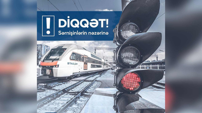 Bayram günləri ilə əlaqədar elektrik qatarlarının qrafikində dəyişiklik olunub