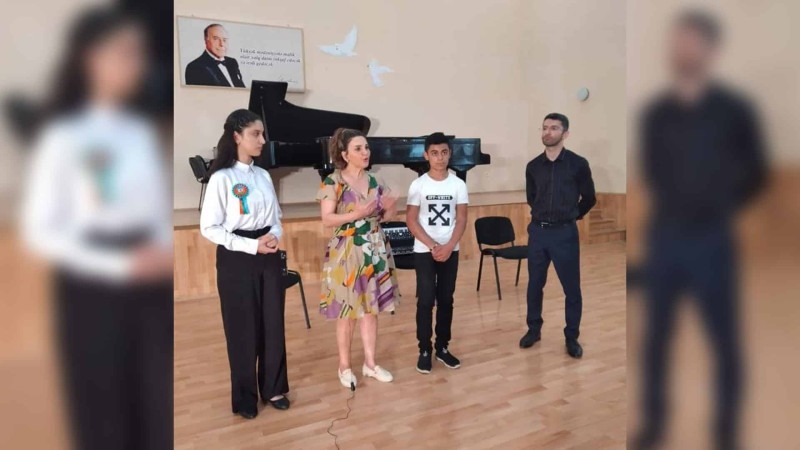 Uşaq İncəsənət Məktəbində ustad dərsi keçirilib