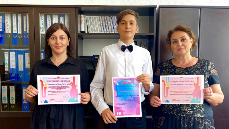 Şagirdimiz beynəlxalq müsabiqədə diploma layiq görülüb