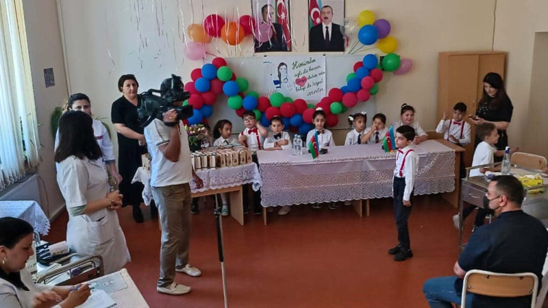 8 nömrəli məktəbdə 50 şagird müayinə edilib
