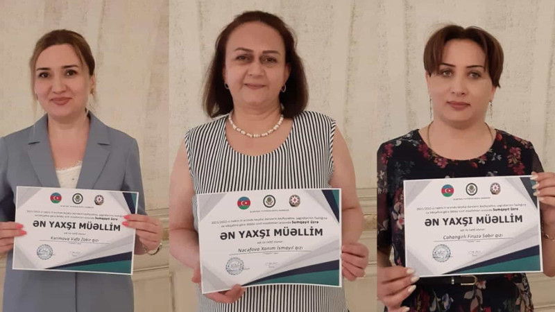 “Ən yaxşı müəllim” adını alan bir neçə şəxsin adı açıqlanıb