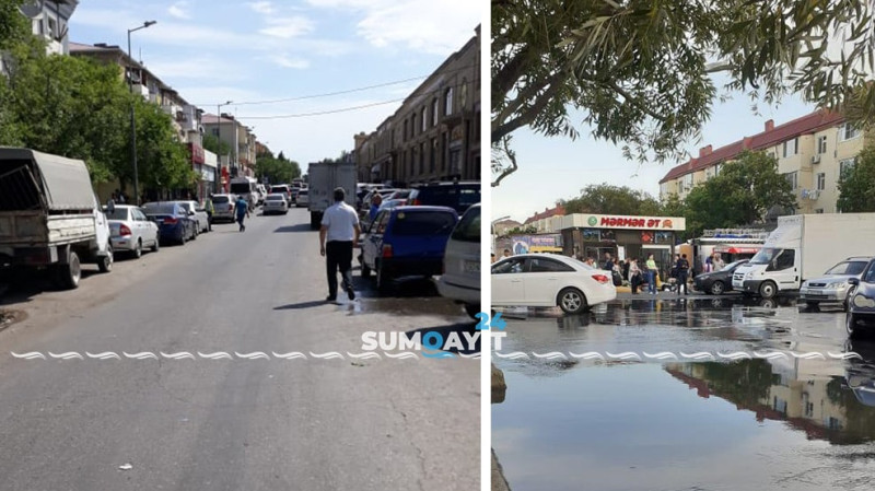 20 Yanvar küçəsində kanalizasiya xəttindəki qəzanın fəsadları aradan qaldırılıb