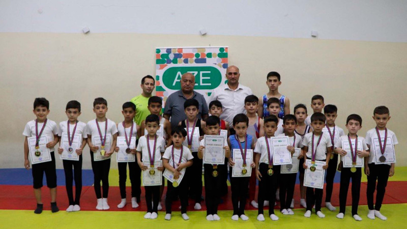 Oğlan gimnastlar arasında Sumqayıt şəhər birinciliyi keçirilib