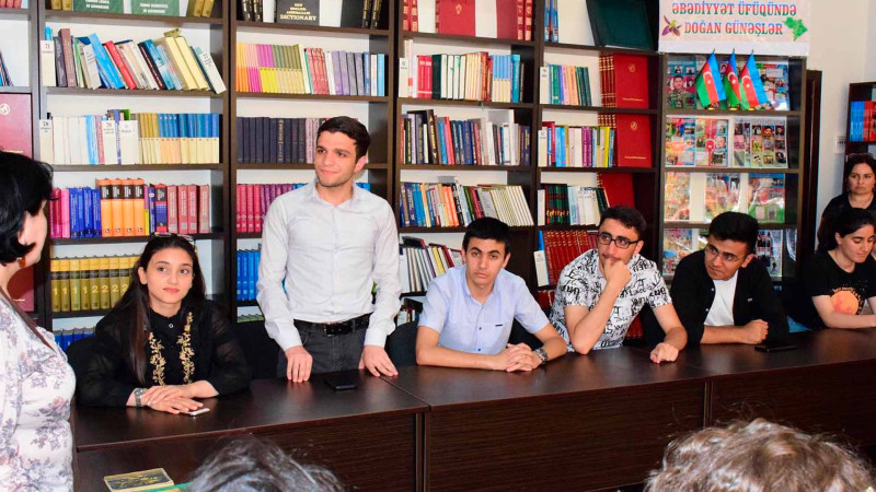 Gənclər üçün kitabxanaya səfər təşkil edilib